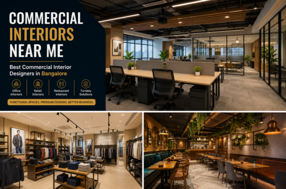 Commercial Interiors Near Me – Best Commercial Interior Designers in Bangalore
