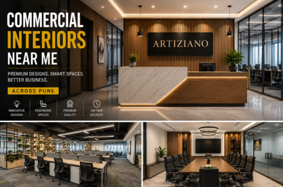 Commercial Interiors Near Me in Pune | Expert Commercial Interior Designers Across Pune