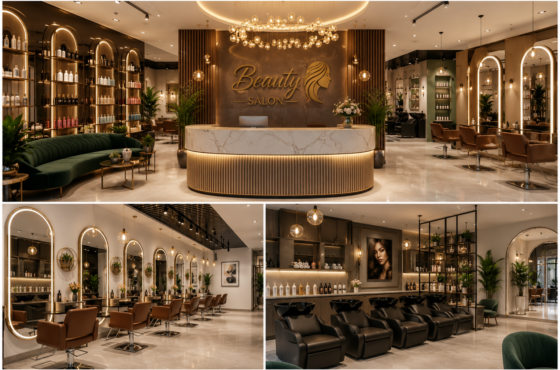Salon Interiors Near Me in Pune – Premium Salon Interior Designers Across Pune